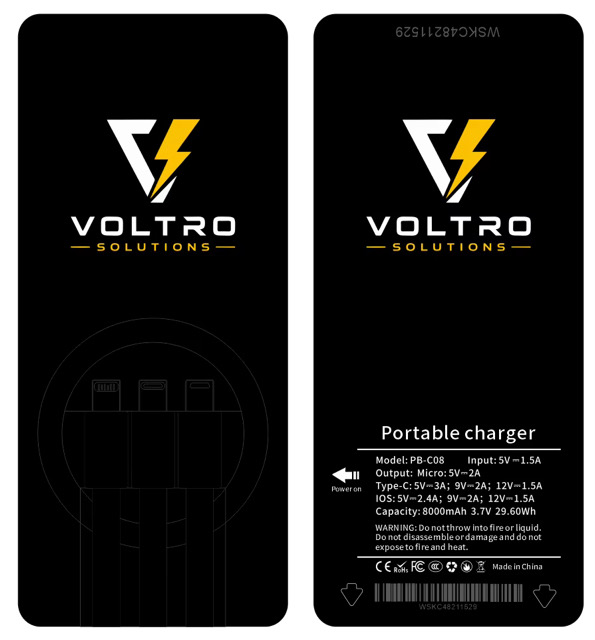 Voltro Solutions portable charging kiosk